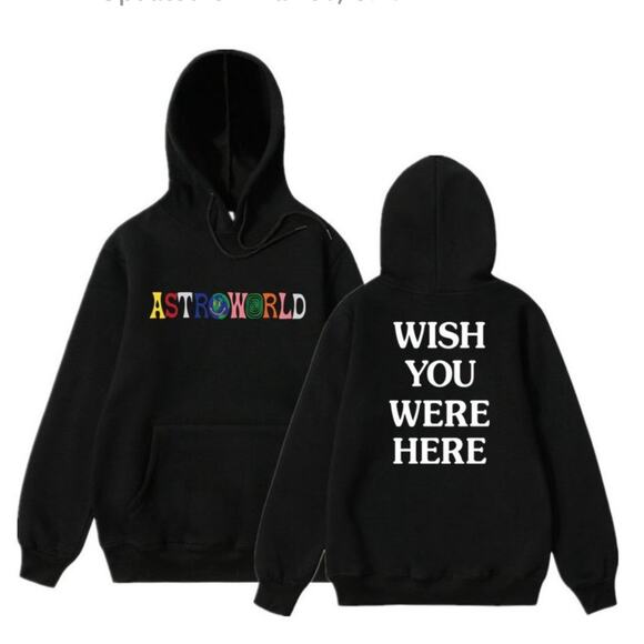 Authentic Concert Merch from Astroworld Travis Scott Concert Hoodie Size: Large - Picture 1 of 7